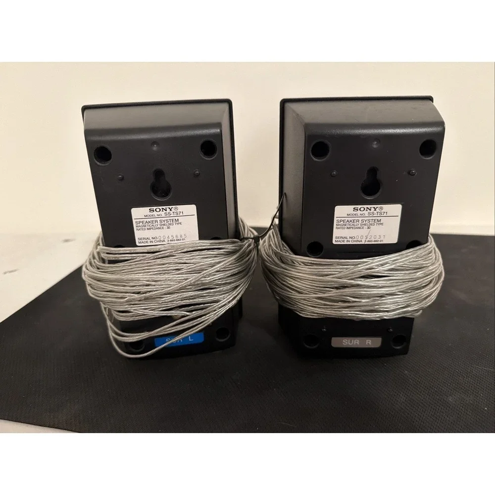 Sony SS-TS71 Surround Sound Speaker Left Channel Sur Set Of 2! Tested